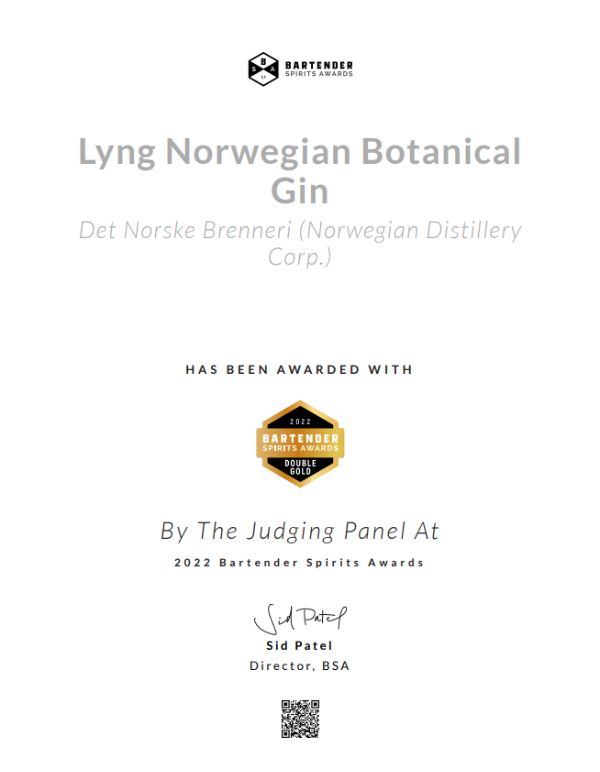Lyng Norwegian Botanical Gin