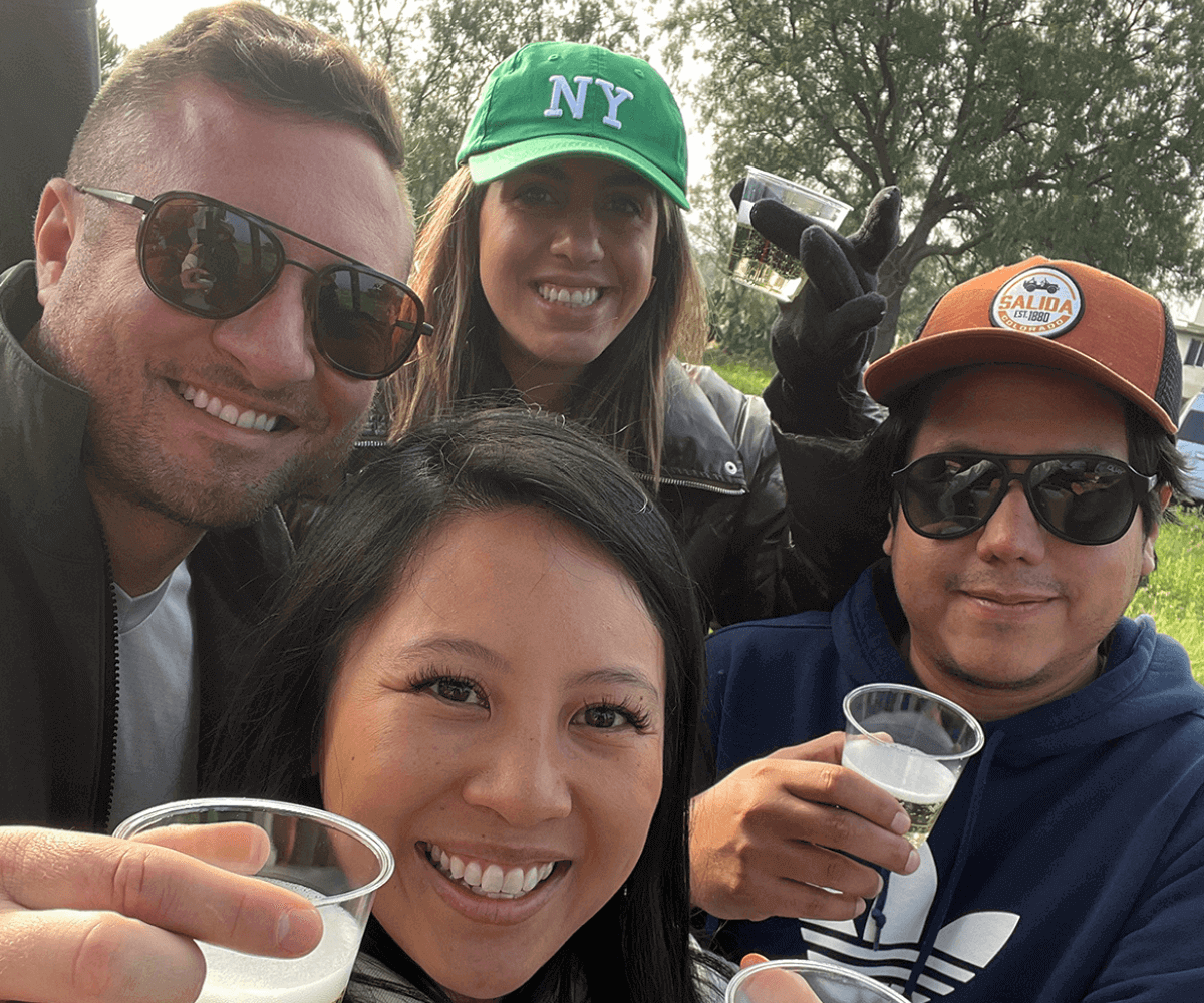 Co-founders - (Left) Danny McKee, his wife Daisy, and (Right) their friends, Adriana and Juan Serrato
